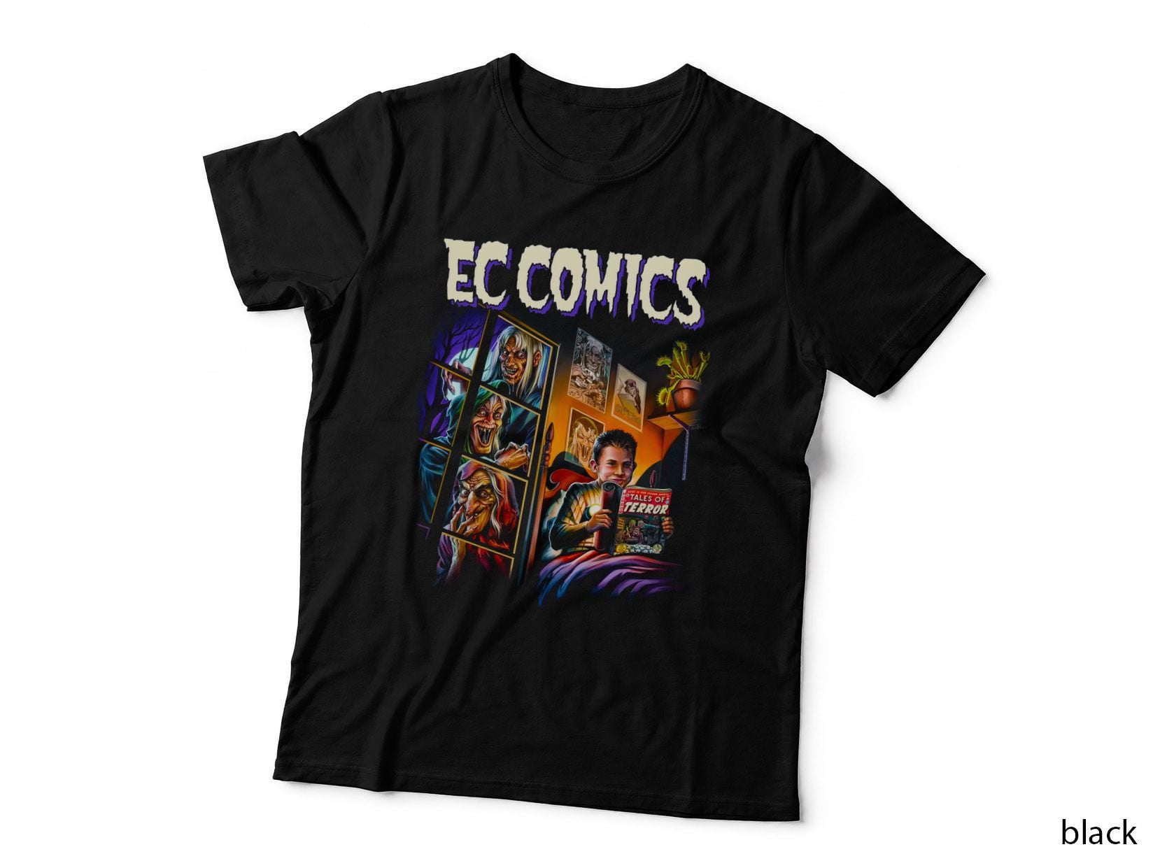 EC Comics Horror Art Print, Dark Art Tee, Halloween Costume