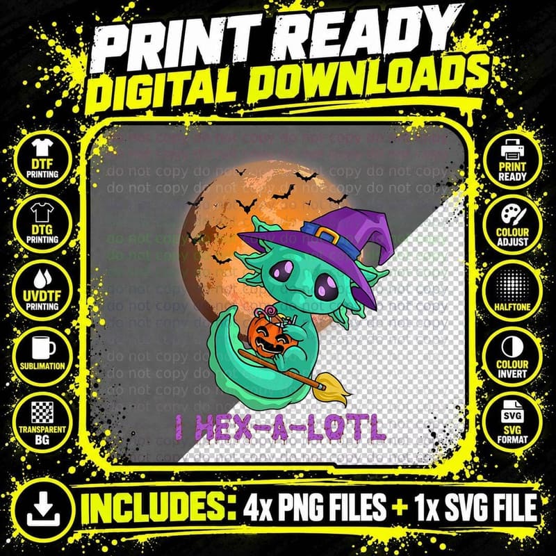 F0. NEW Batcheshalloweenhalloween-005Womens Witch Png SVG Digital Bundle