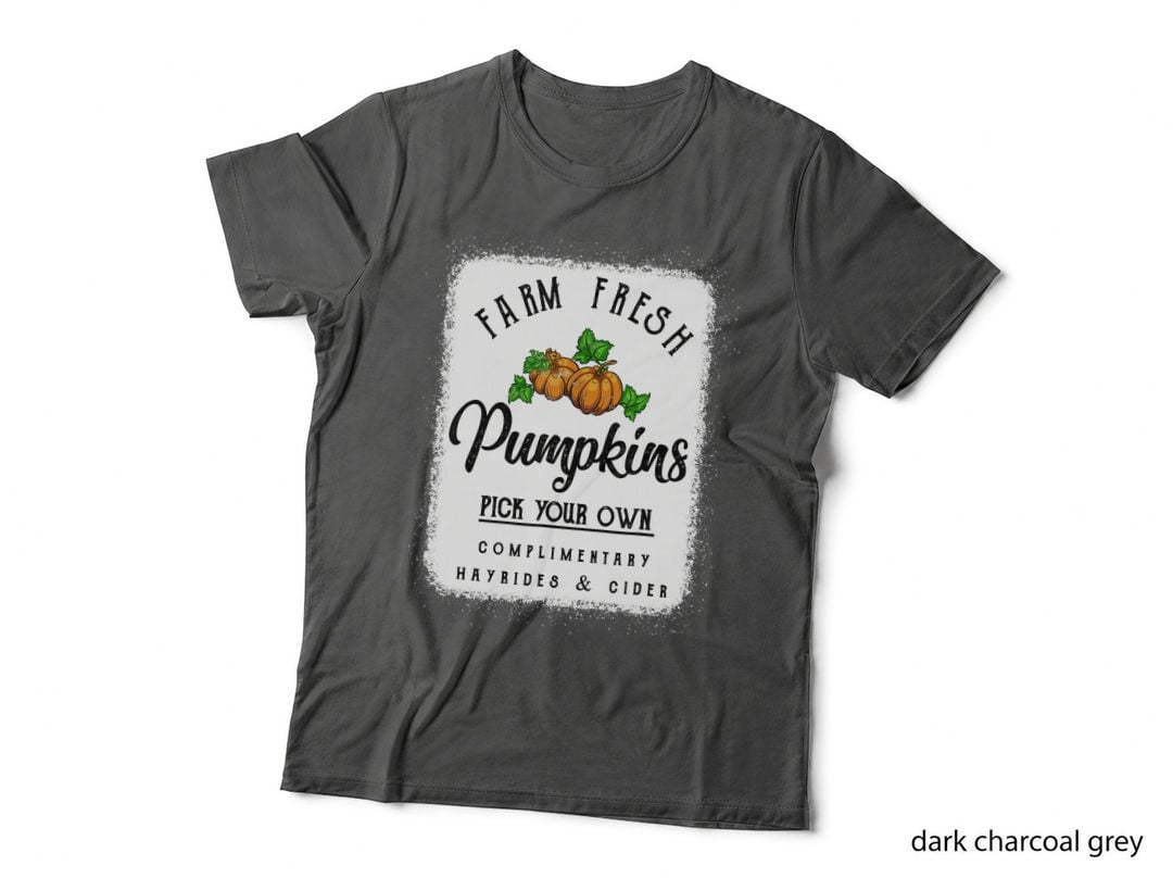 Farm Fresh Pumpkins Fall Halloween Retro T-Shirt