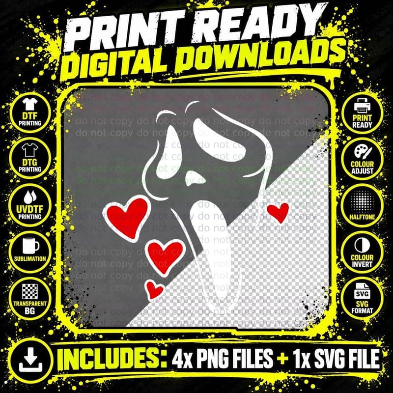 Funny Ghost Calling Halloween No You Hang up Groovy Png SVG Digital Bundle