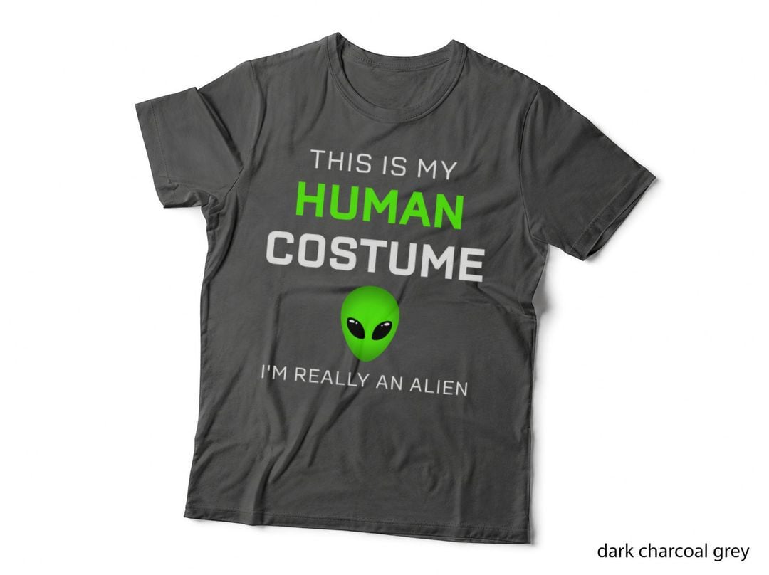 Funny This Is My Human Costume for Alien Halloween T-Shirt