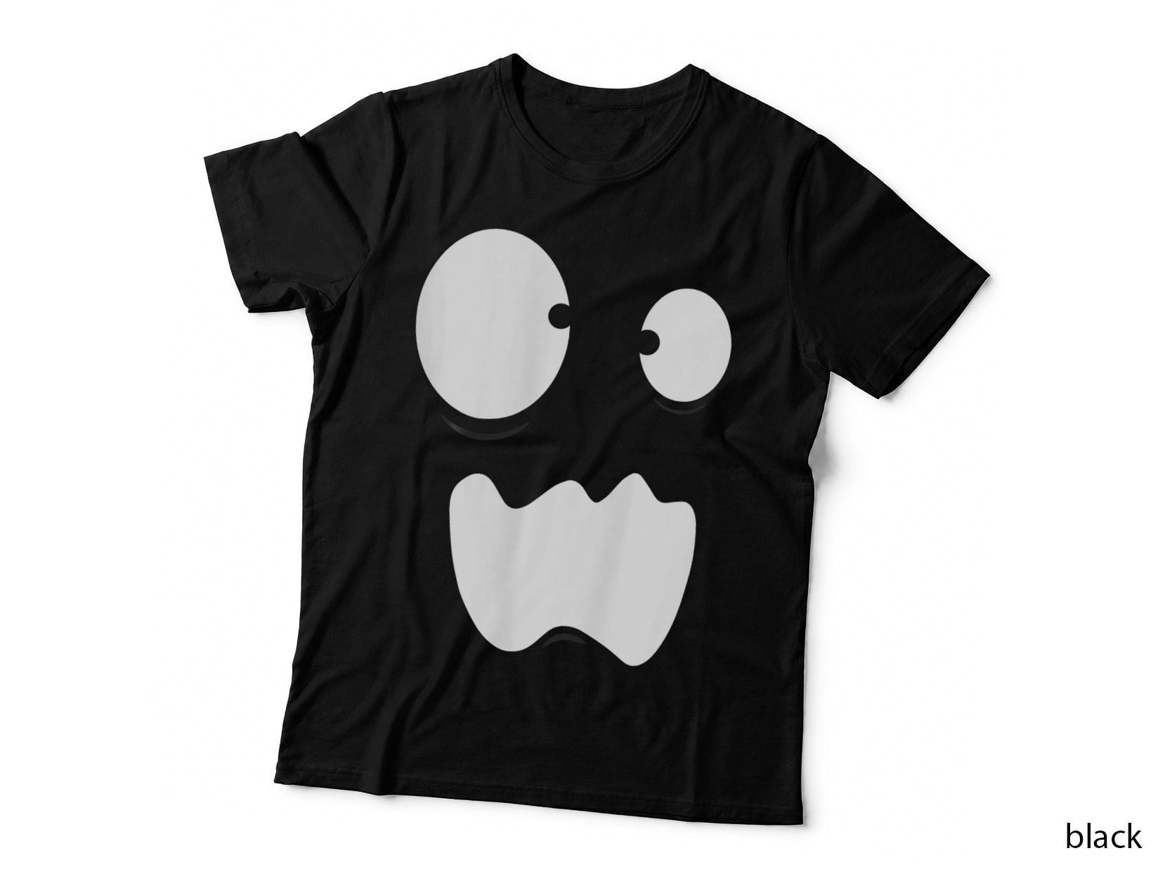 Ghost Halloween Funny Scary Costume Gift Boy Girl Kid Ghoul T-Shirt