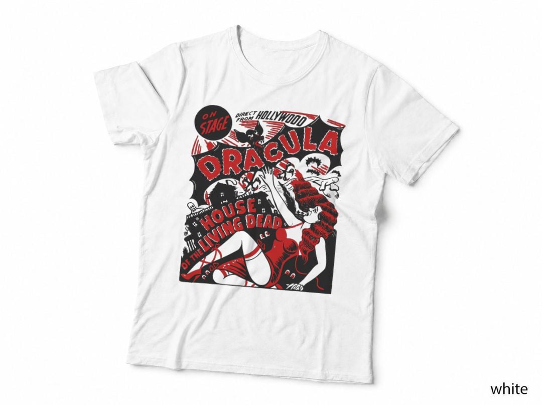 Halloween Vampire Horror Movie Dracula Living Dead T-Shirt