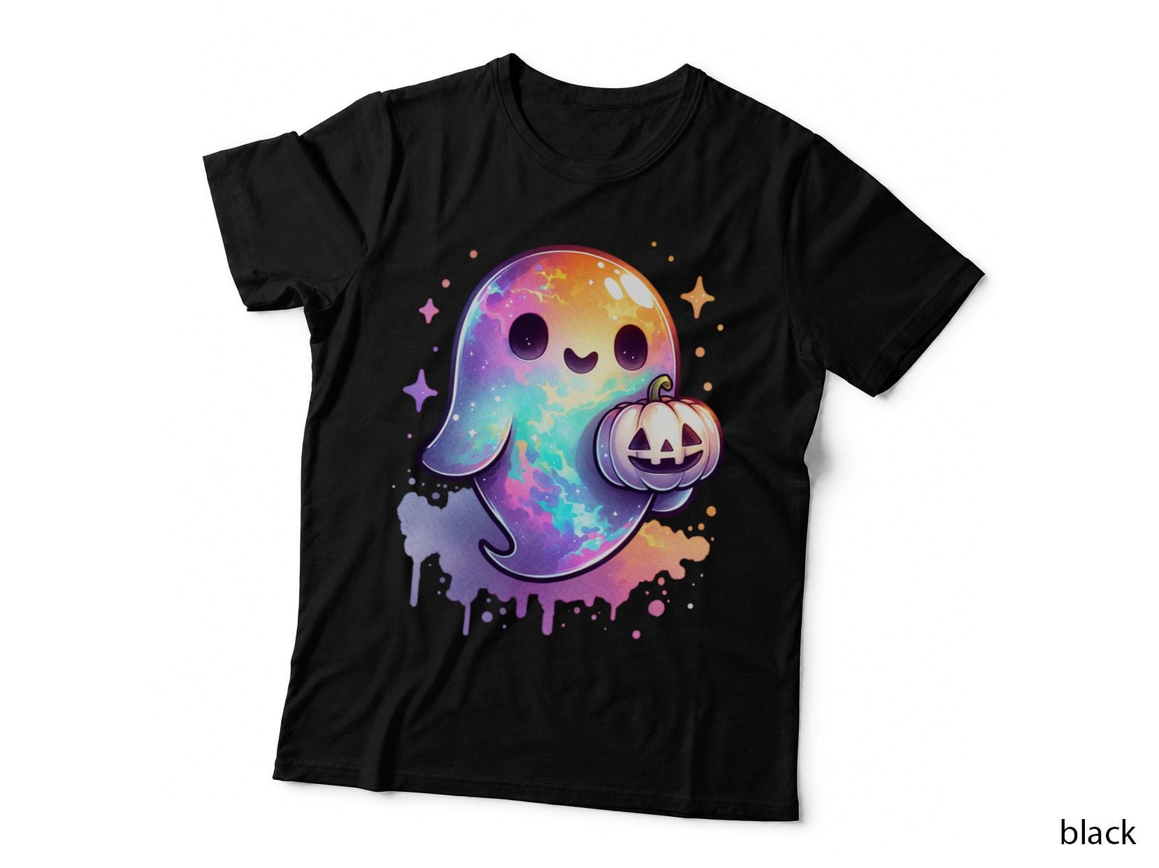 Iridescent Ghost Halloween, Horror, Cute T-Shirt