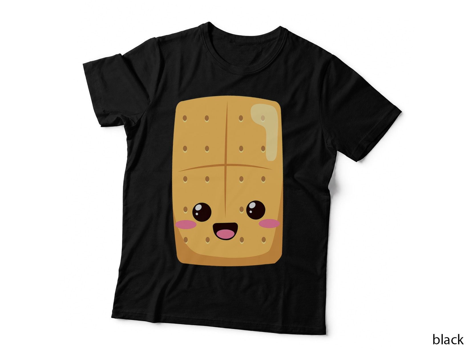 Kawaii Halloween Group Costume Party S'mores Graham Cracker T-Shirt