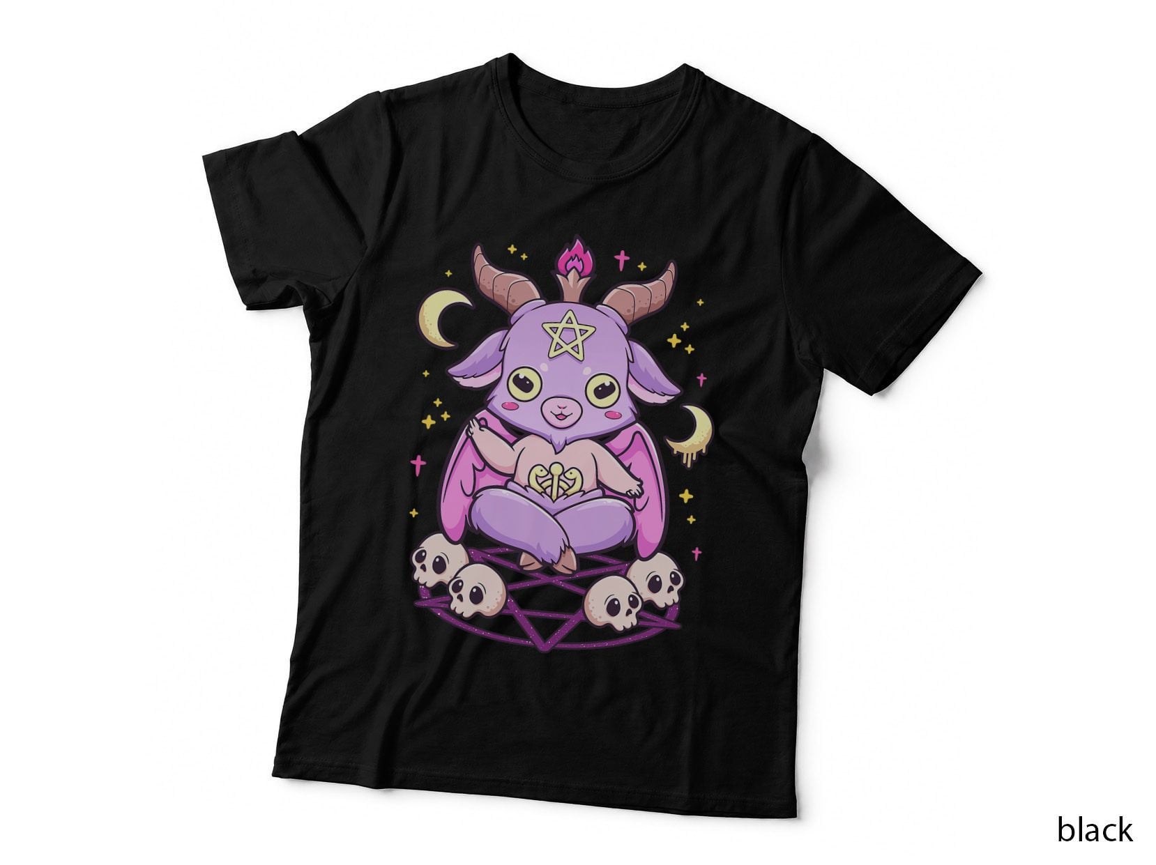 Kawaii Pastel Goth Cute Creepy Krampus T-Shirt