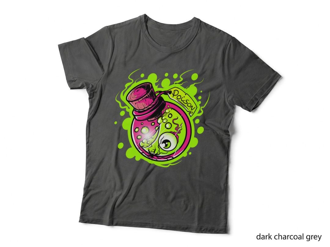 Kawaii Pastel Goth Poison Drink Eyeball Witch Witchcraft T-Shirt