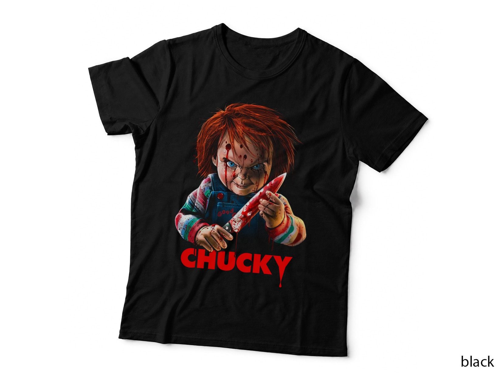 Killer Doll Horror T-Shirt, Halloween Costume, Slasher Tee