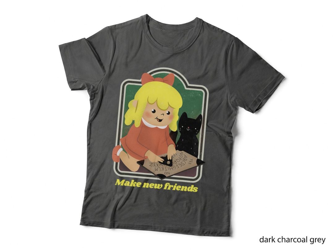 Let's Summon Ghosts and Demons - Vintage Horror Funny Edgy T-Shirt