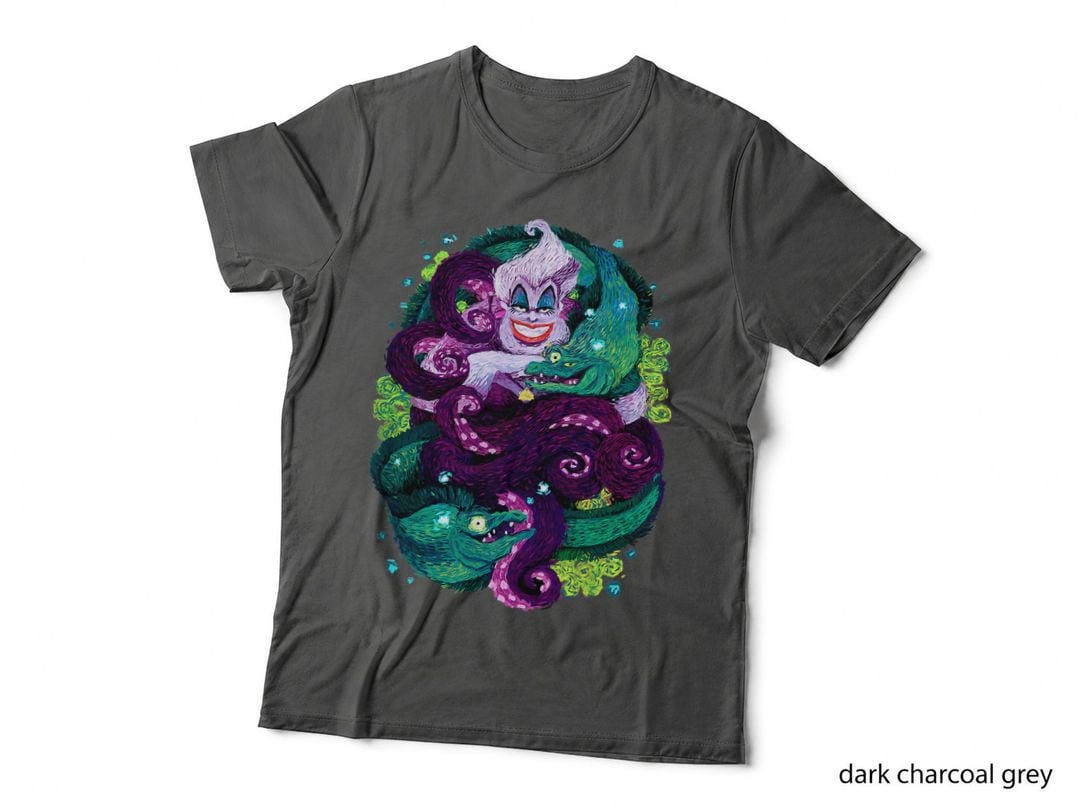 Little Mermaid Ursula Sea Witch Painting T-Shirt