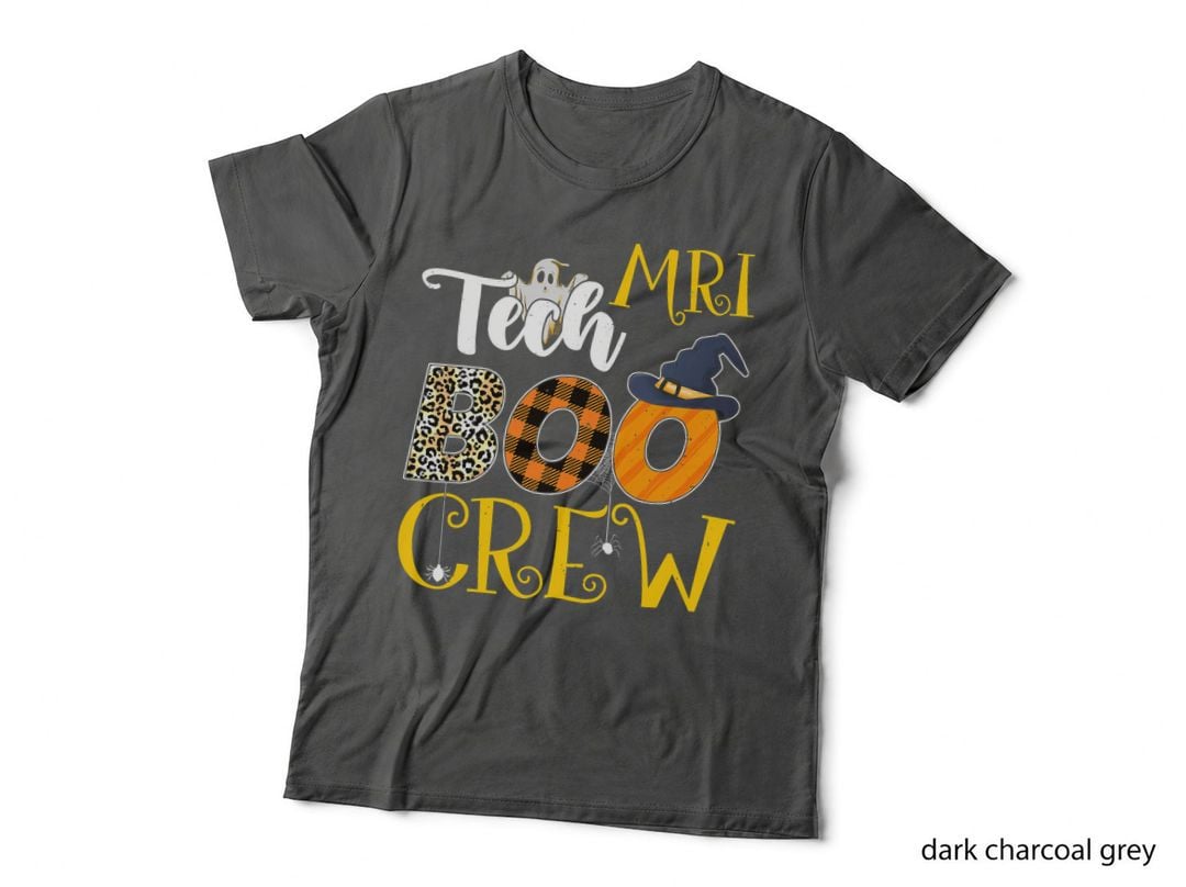 MRI Tech Leopard MRI Technologist Halloween Costume Boo Crew T-Shirt