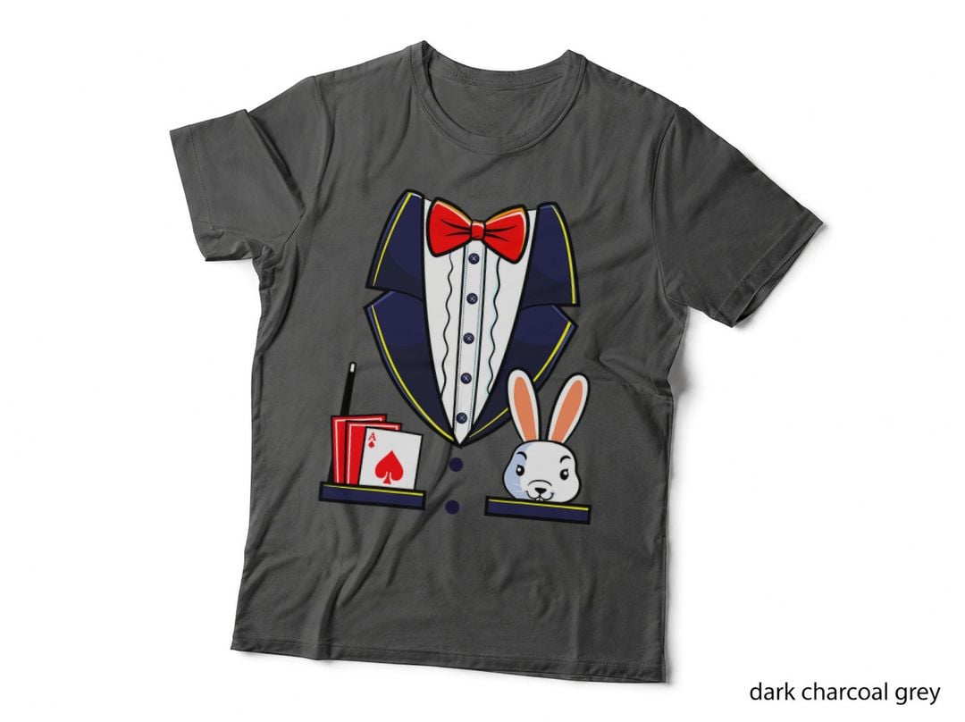 Magician Costume Halloween Magic Show Men Women Kids Boys T-Shirt