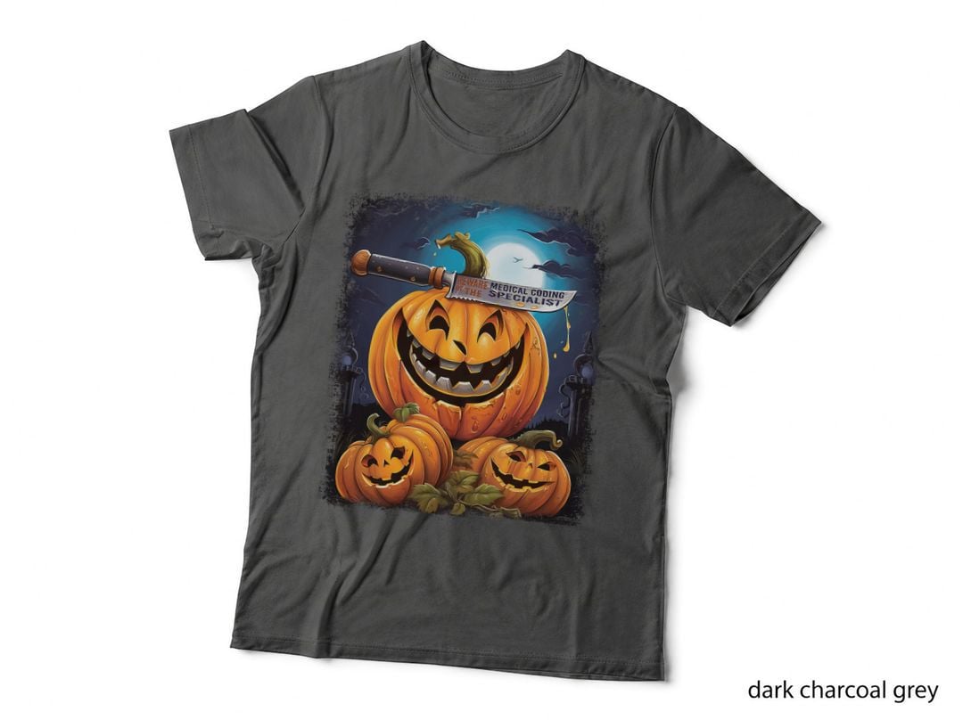 Medical Coding Specialist Funny Halloween Fun Pun Spooky T-Shirt