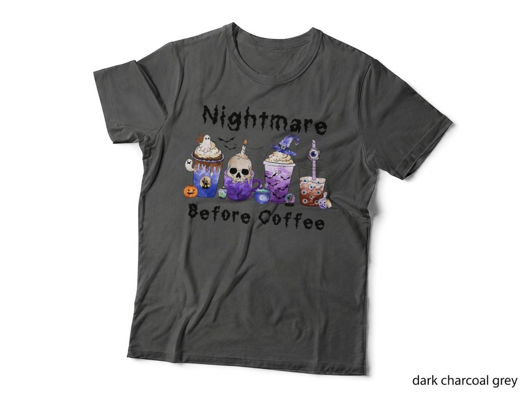 Nightmare Before Coffee Pumpkin Horror Nights Halloween T-Shirt