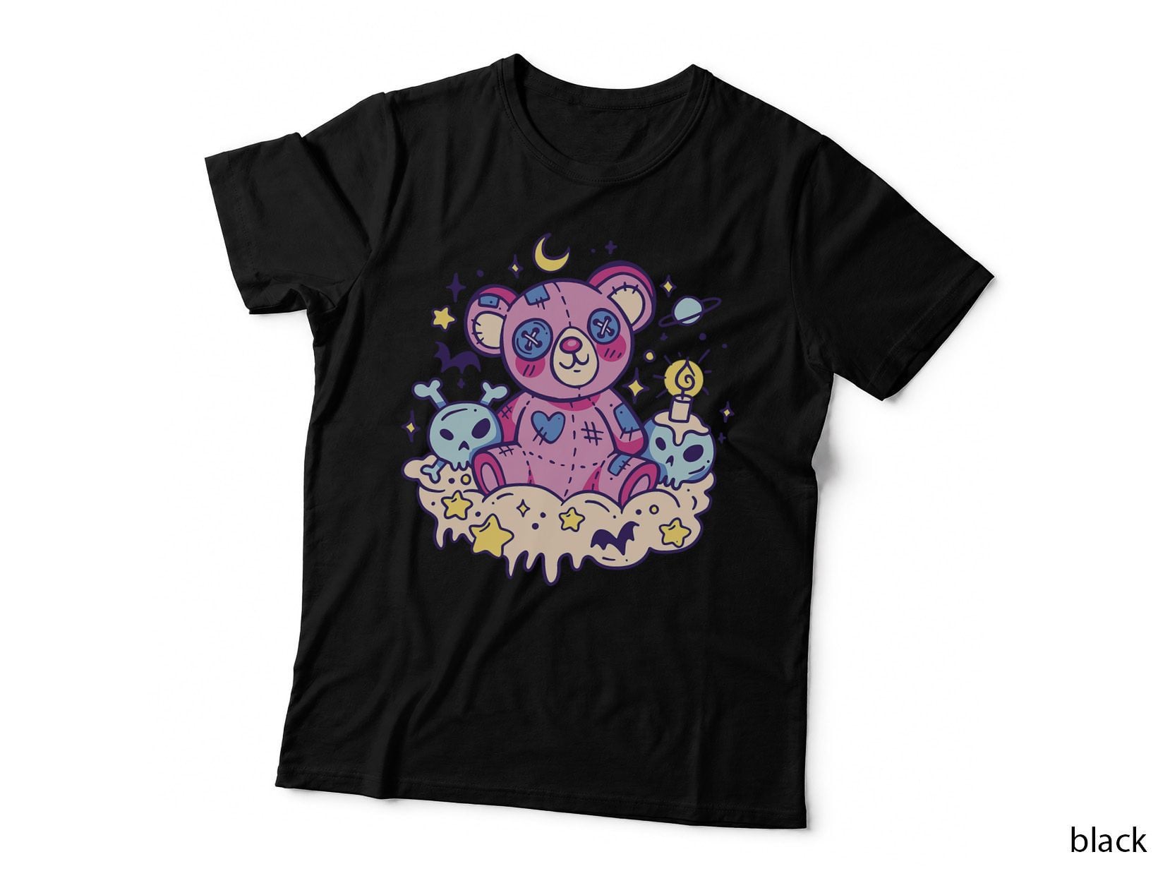 Pastel Nu Goth Kawaii Teddy Bear Creepy Occult Menhera Japan T-Shirt