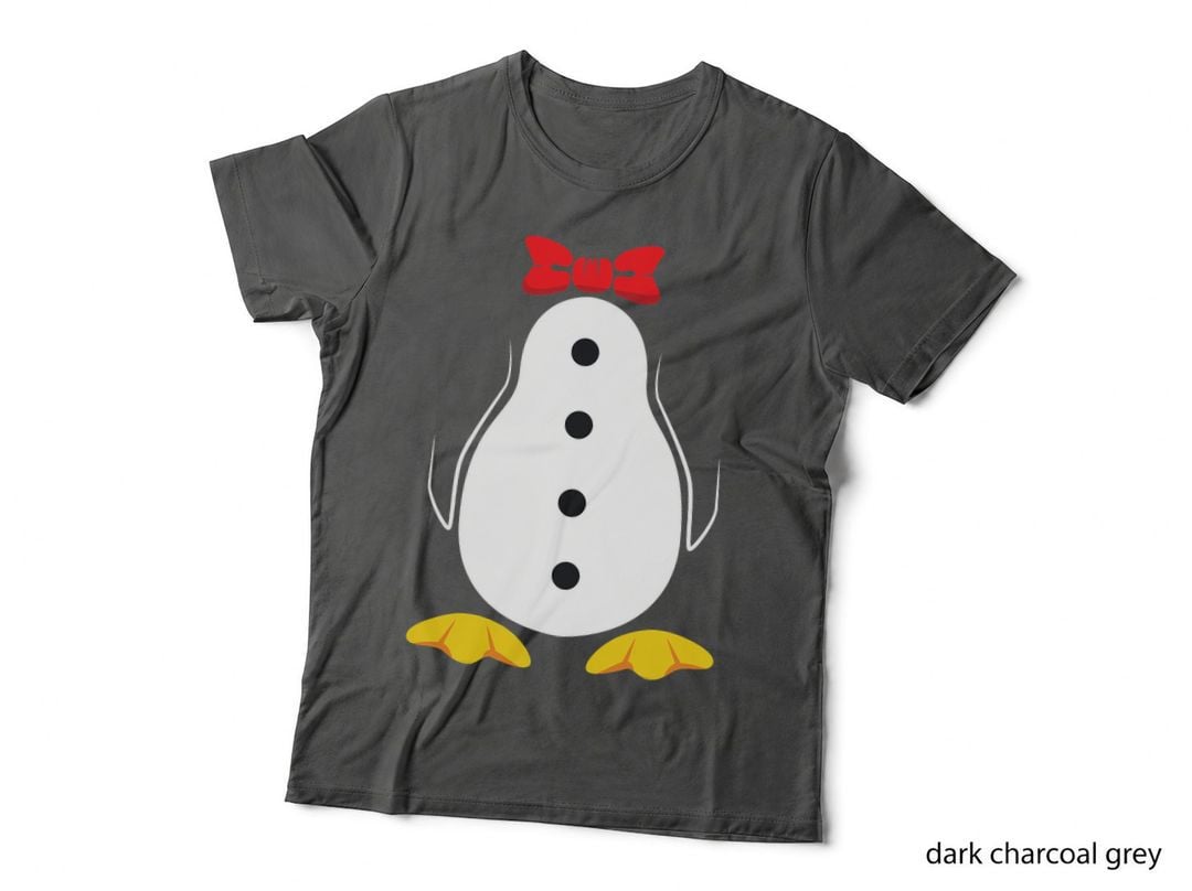 Penguin Costume Shirt Tuxedo Halloween Gift for Boys Girls T-Shirt