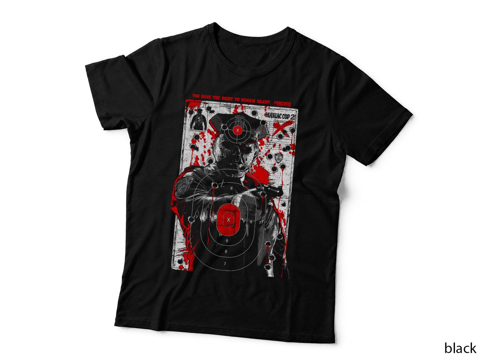 Poliinfernus Horror Skull T-Shirt, Dark Art Print, Gothic Apparel