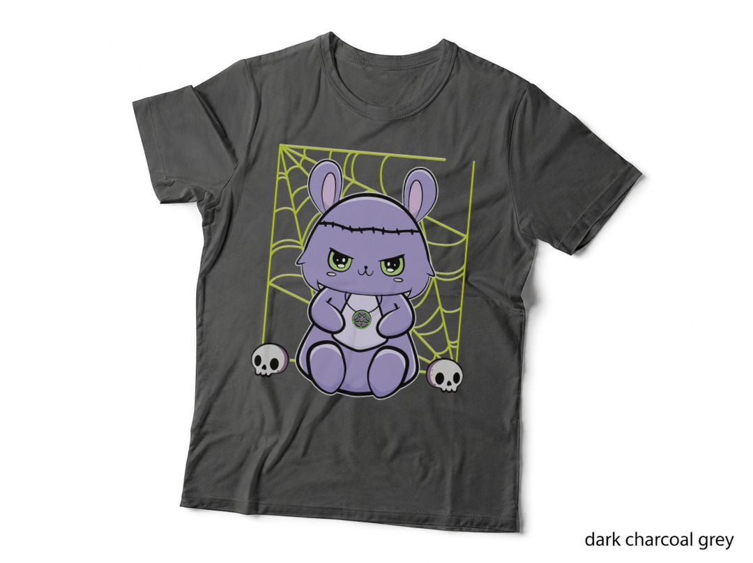 Rabbit with Horror Pastel Goth T-Shirt