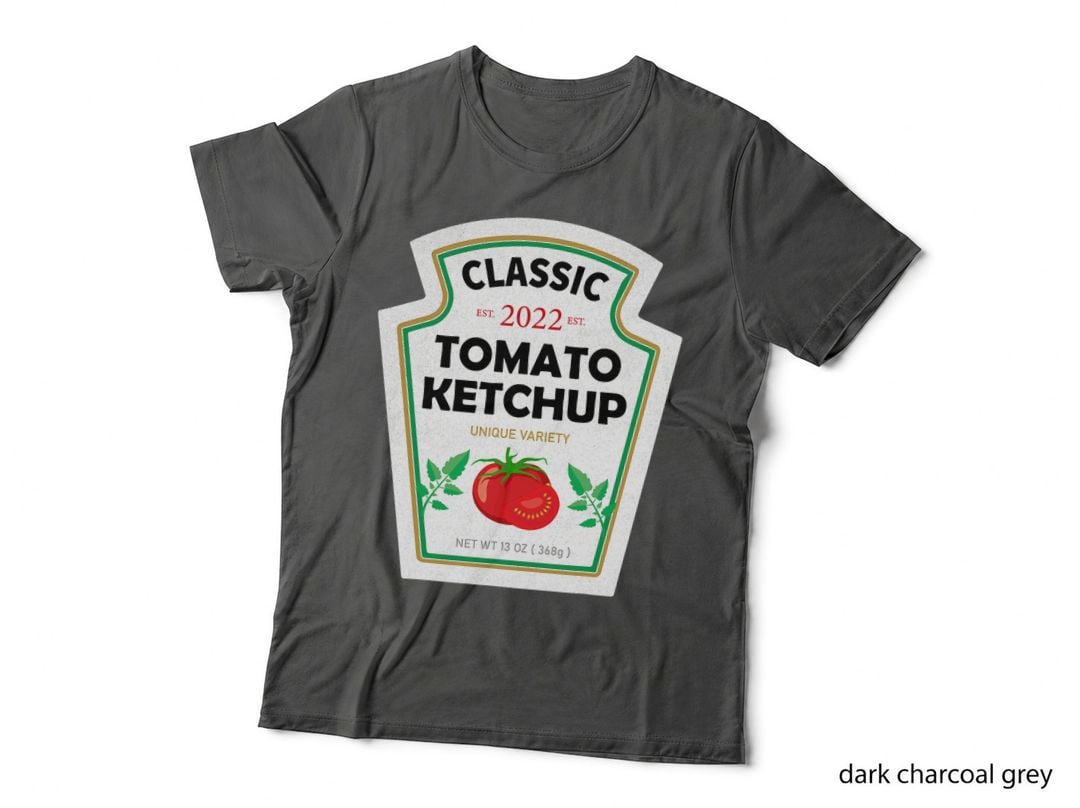 Red Ketchup DIY Costume Matching Couples Groups Halloween T-Shirt