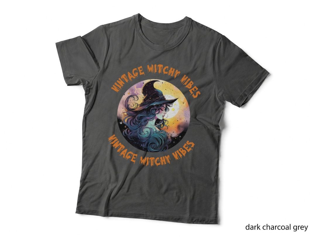 Retro Halloween Vintage Witchy Vibes T-Shirt