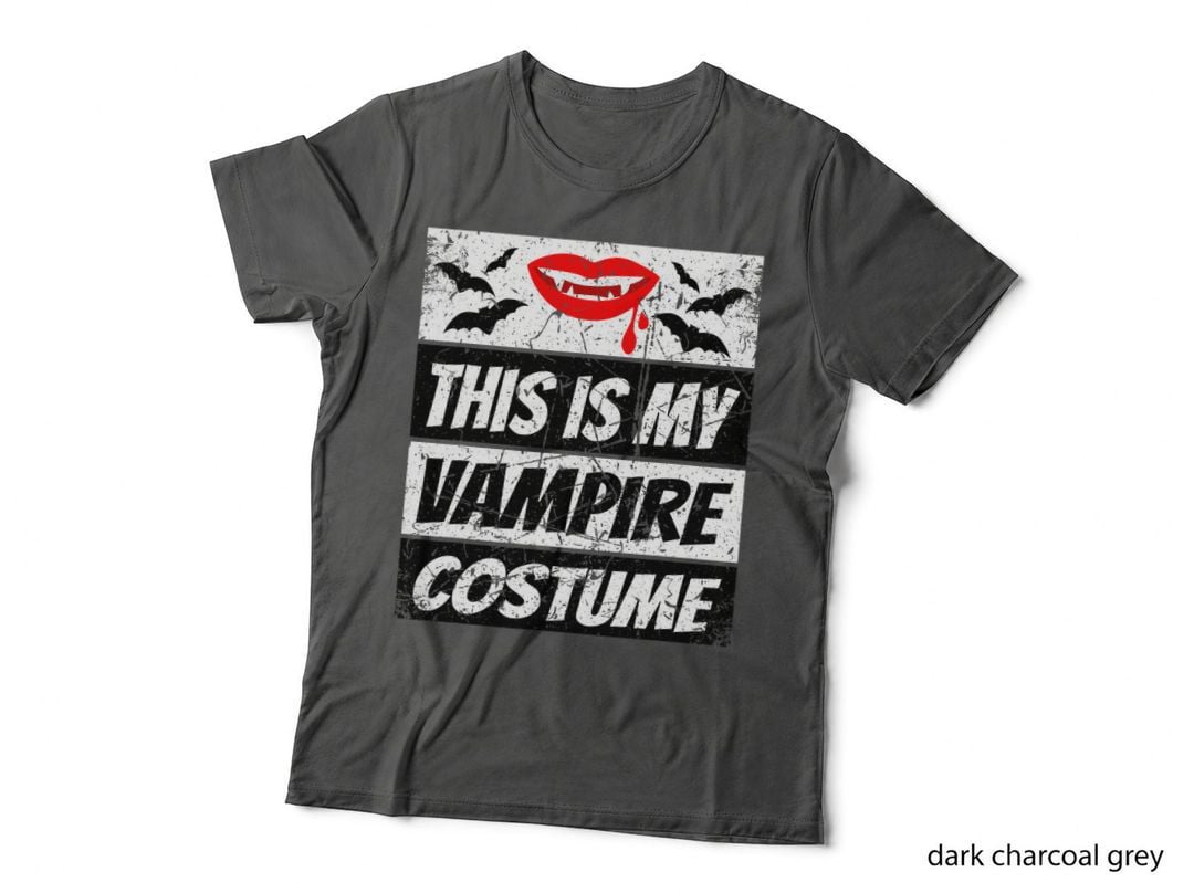 Retro Vampire Halloween Outfit Easy Halloween Dracula T-Shirt