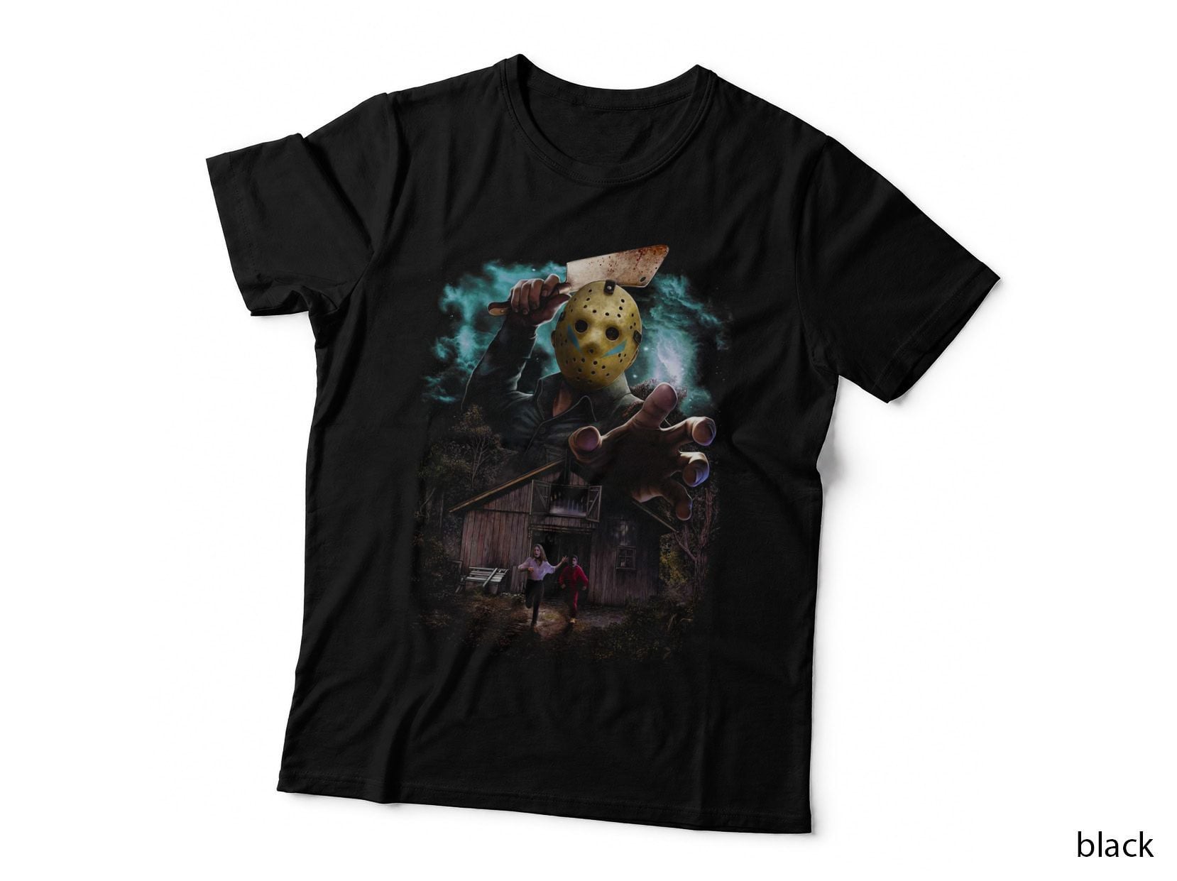 Roy's Revenge Horror Mask T-Shirt, Halloween Costume, Slasher Tee