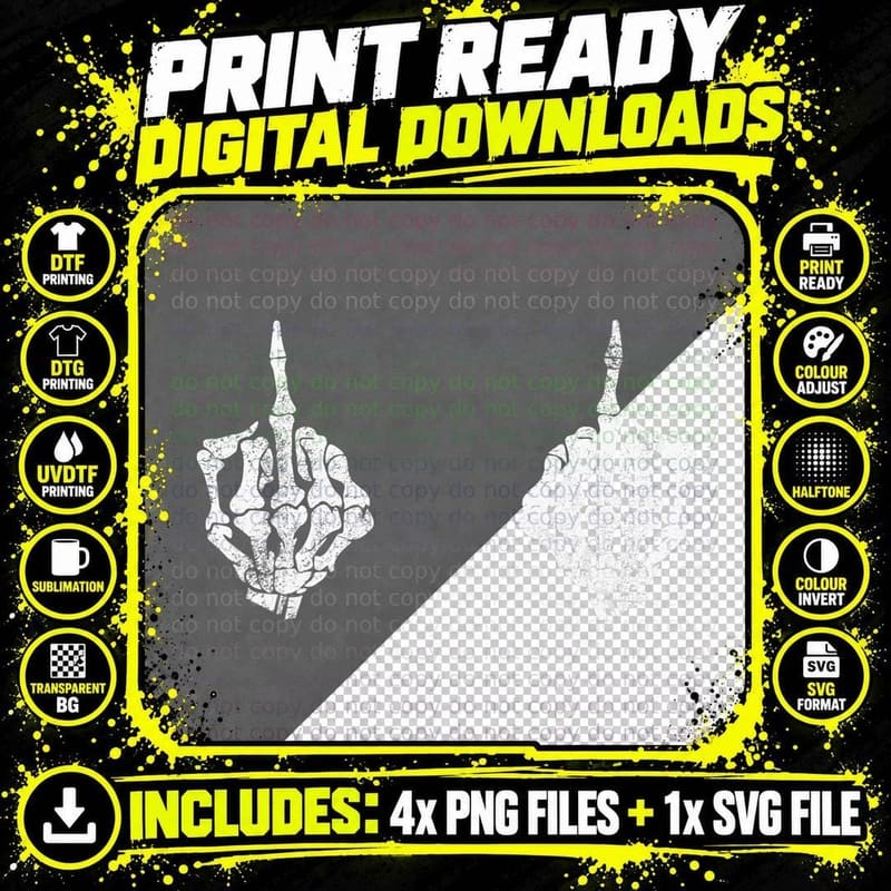Skeleton Hands on Boobs Funny Spooky Halloween Costume Png SVG Digital Bundle
