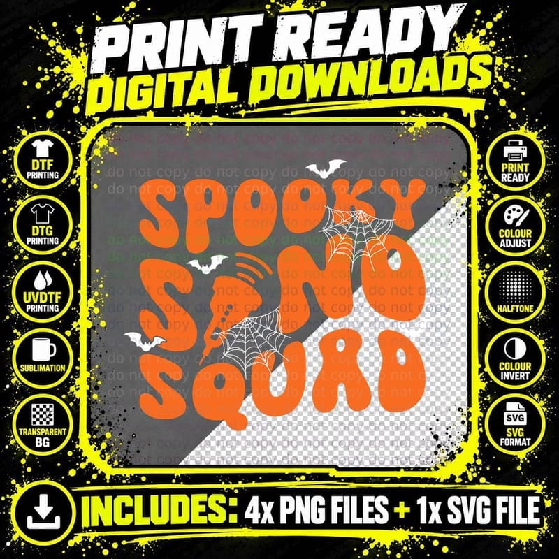 Spooky Sonographer Halloween Ultrasound Tech and Sono Png SVG Digital Bundle