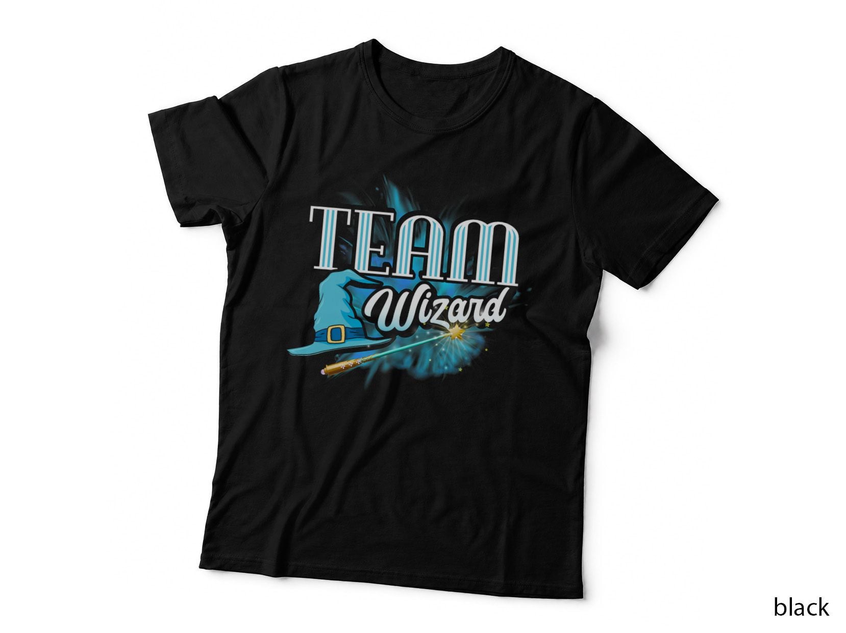 Team Witch Wizard Gender Reveal Party Supplies Baby Shower T-Shirt