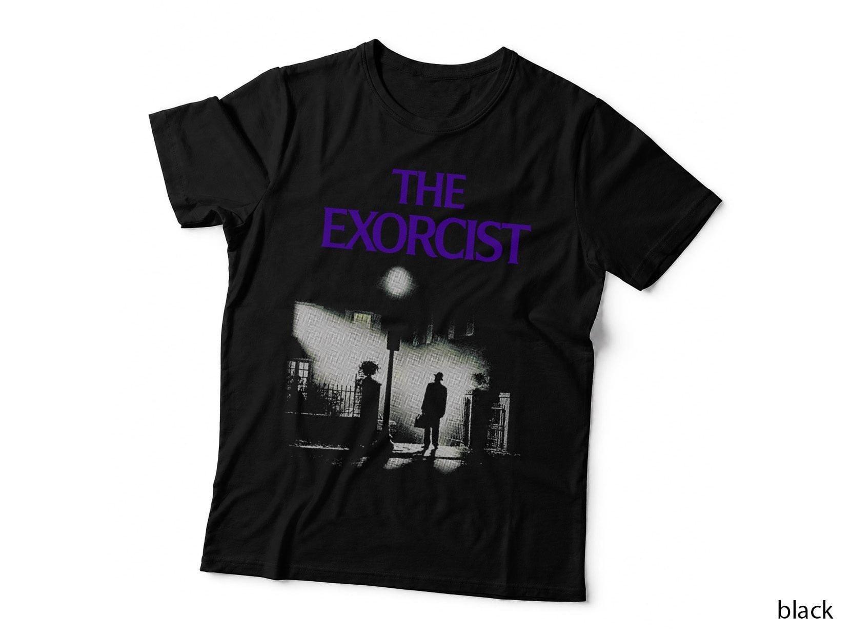The Exorcist Horror Movie Fan Tee, Halloween Costume, Dark Art Print