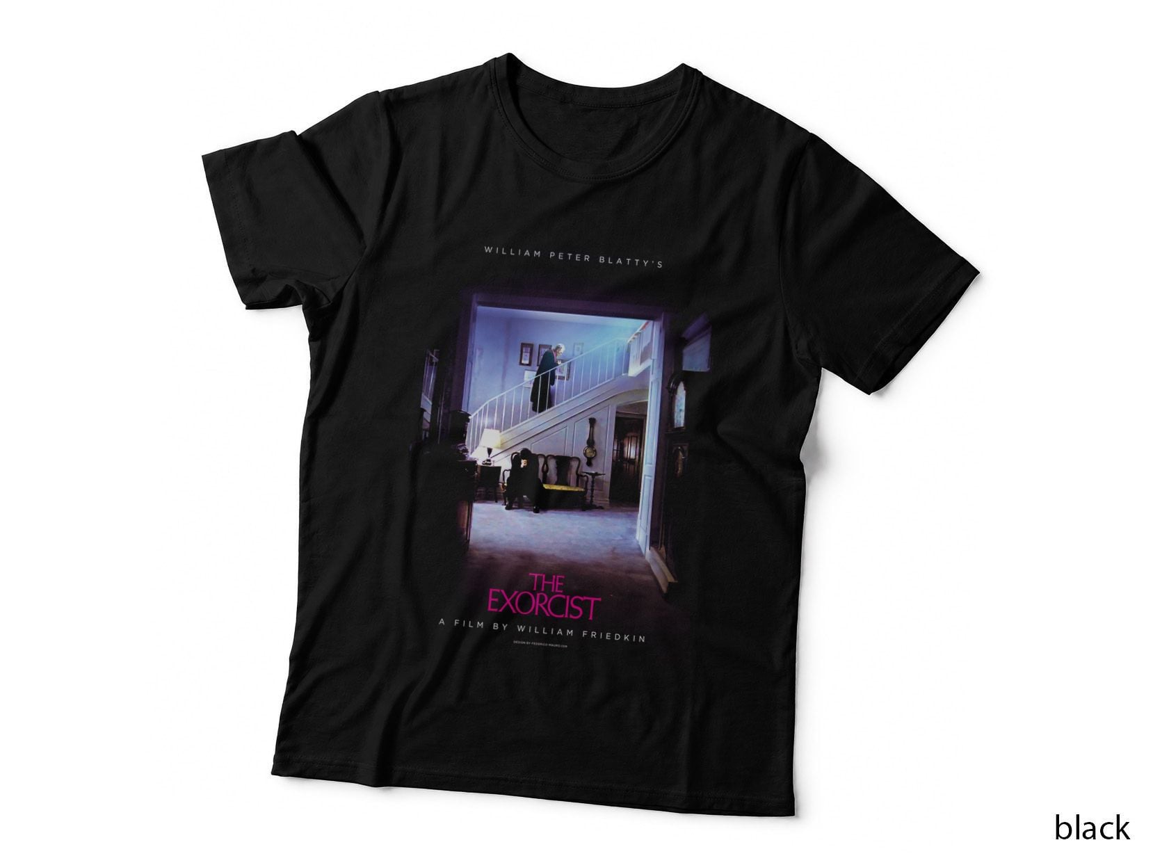 The Exorcist Horror Movie Fan Tee, Halloween Costume, Gothic Apparel