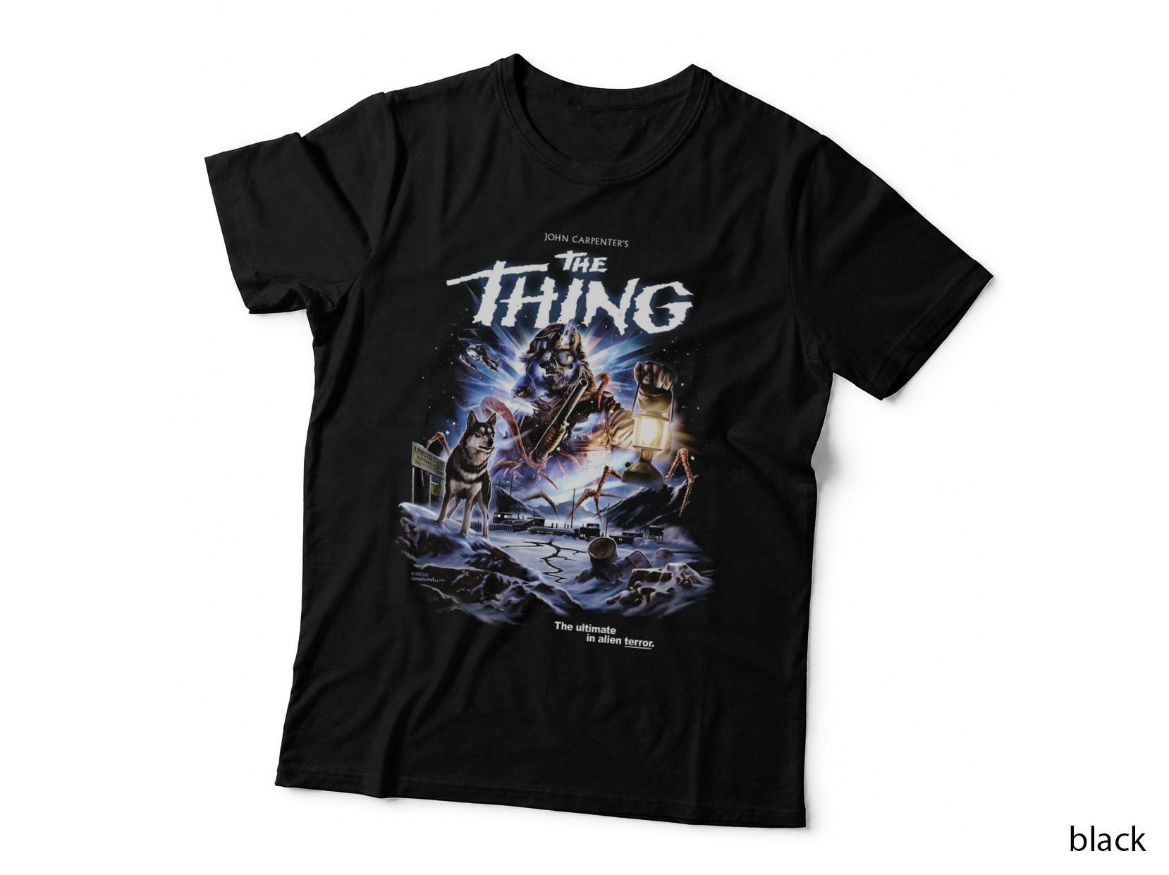 The Thing Horror Movie Fan Tee, John Carpenter's the Thing Print