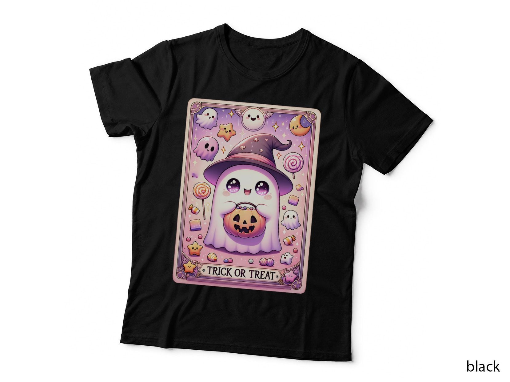 Trick or Treat Ghost, Retro Vintage, Cozy, Gift Idea, Gift T-Shirt