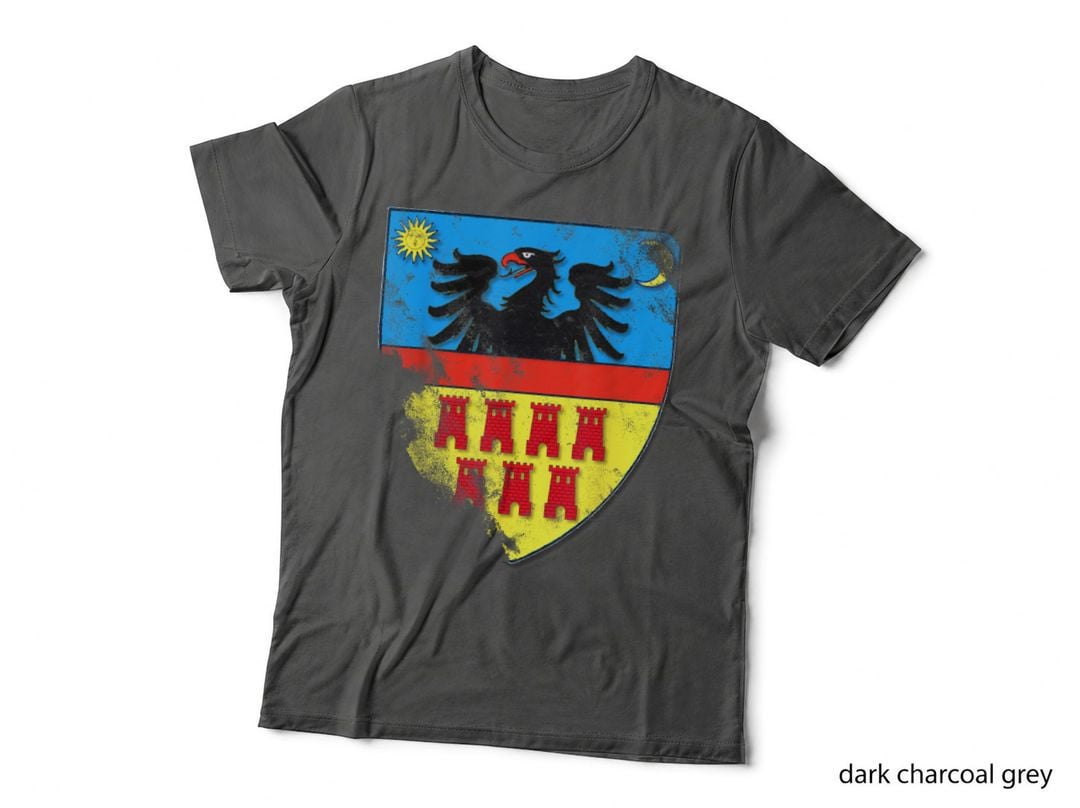 Vintage Transylvania Flag Vampire Halloween Dracula Top T-Shirt