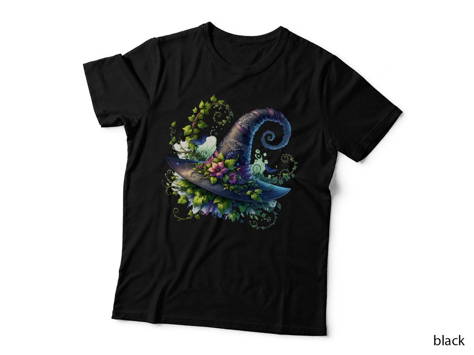 Witch Hat Halloween, Horror, Goth T-Shirt