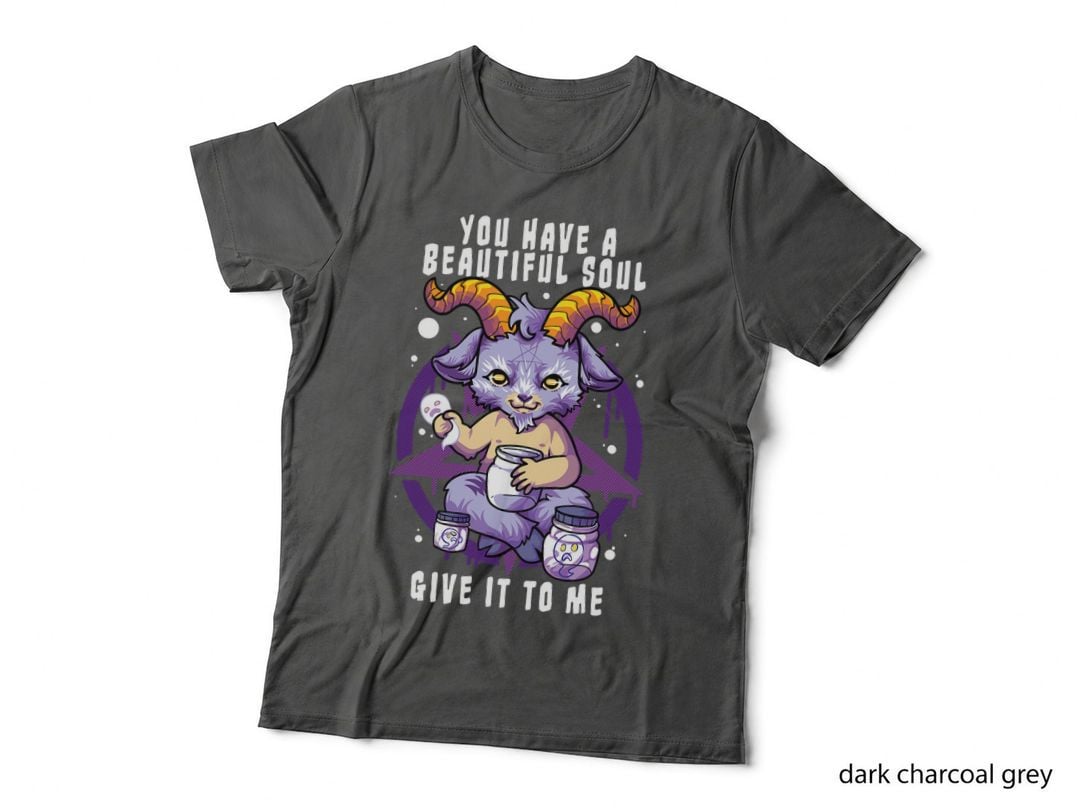 You Have a Beautiful Soul Satanic Baphomet Halloween Costume T-Shirt