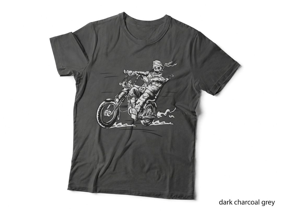 Zombie Biker Riding T-Shirt