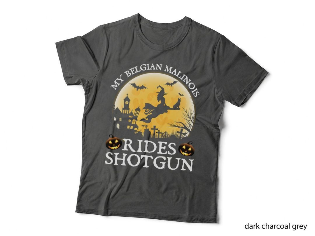 Belgian Malinois Halloween T-Shirt, Spooky Halloween Theme
