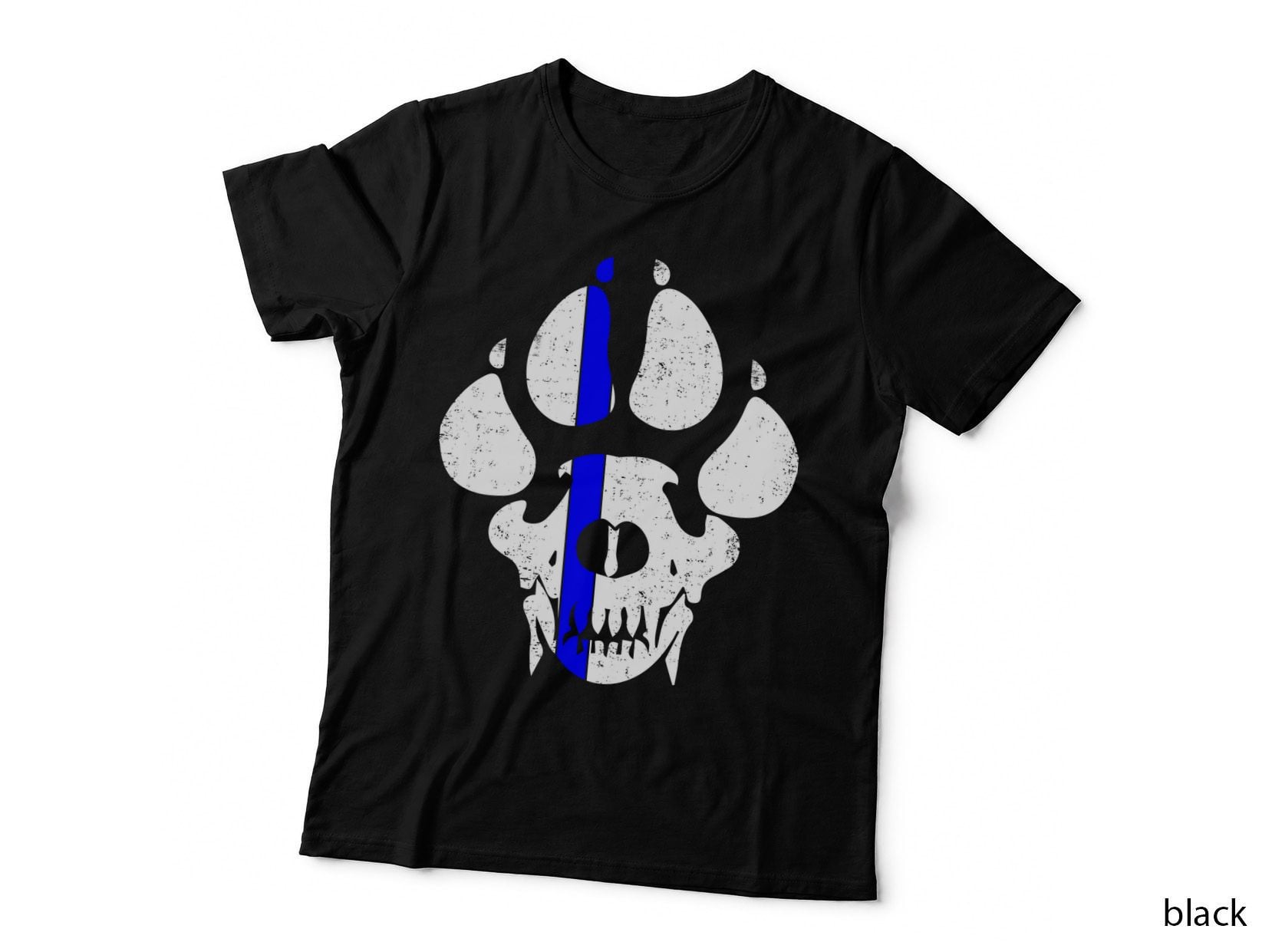 Claws Skull T-Shirt, Gothic Horror Style, Halloween Apparel