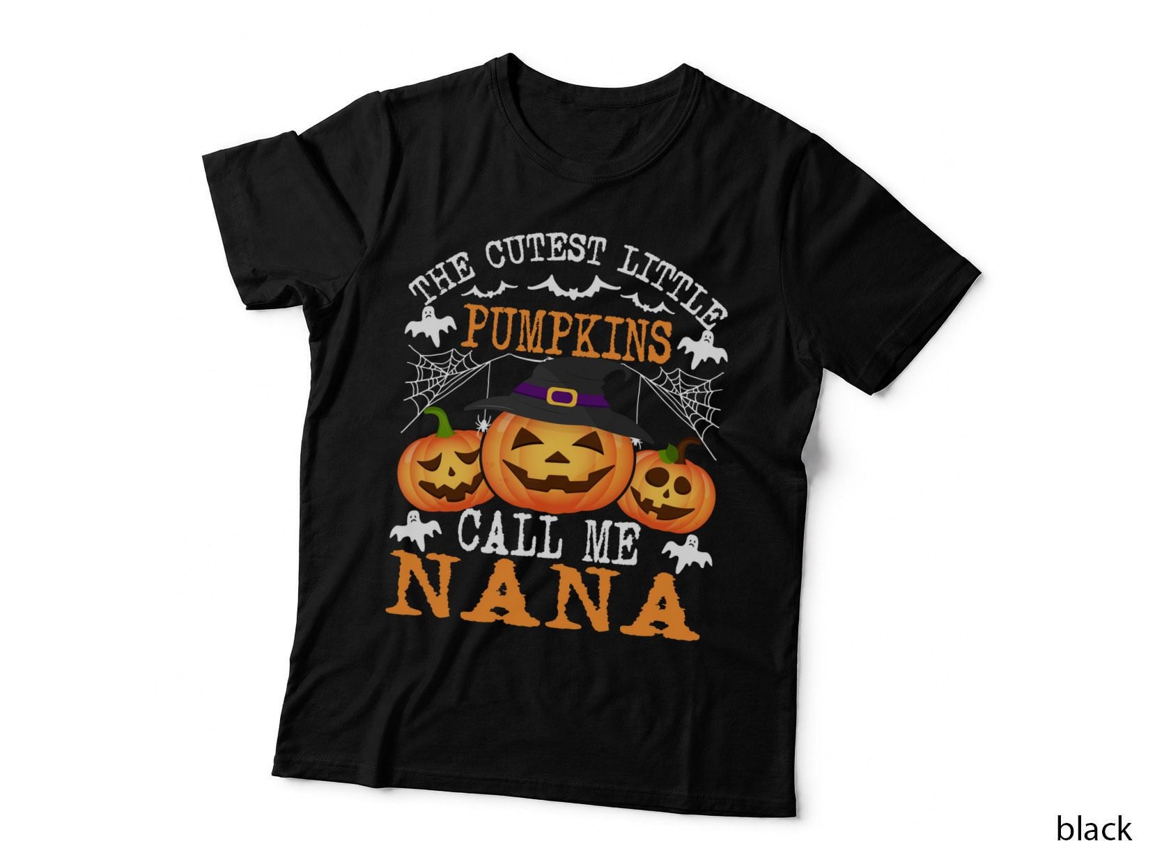Cutest Pumpkins Call Me Nana T-Shirt, Halloween Costume, Pet Lover Apparel
