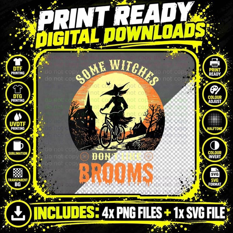 F0. NEW Batcheshalloweenhalloween-006Womens Some Witches Png SVG Digital Bundle