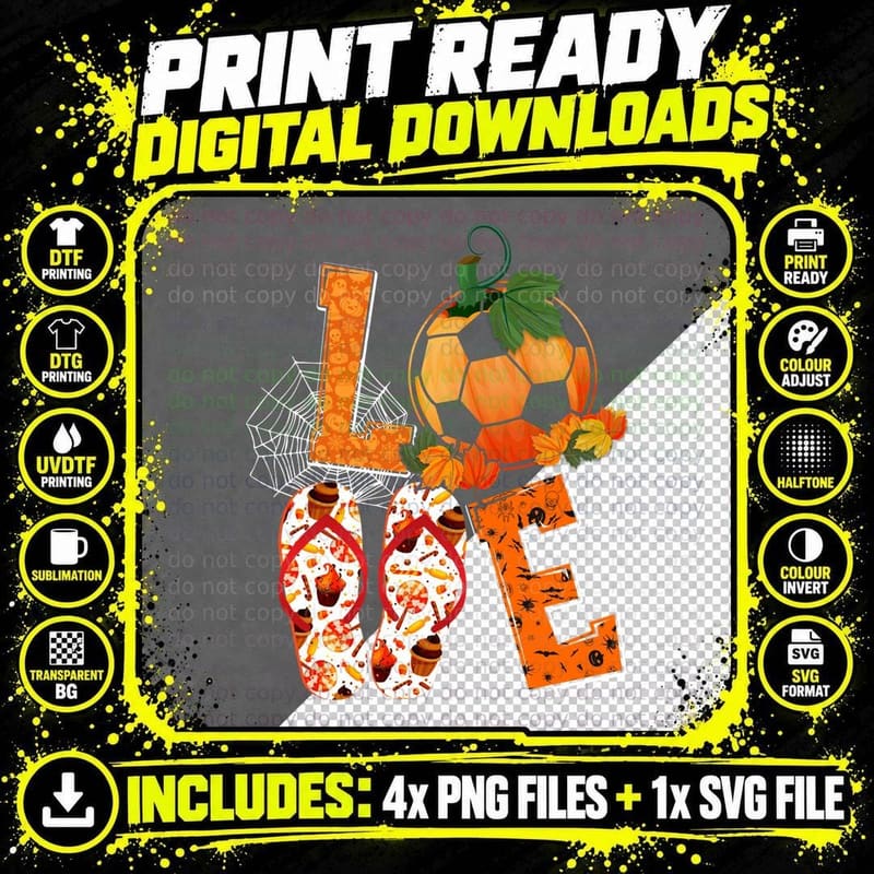 Halloween Candy Corn Love T-Shirt, Halloween Theme Png SVG Digital Bundle