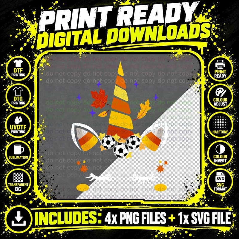 Halloween Candy Corn T-Shirt, Spooky Fall Design Png SVG Digital Bundle