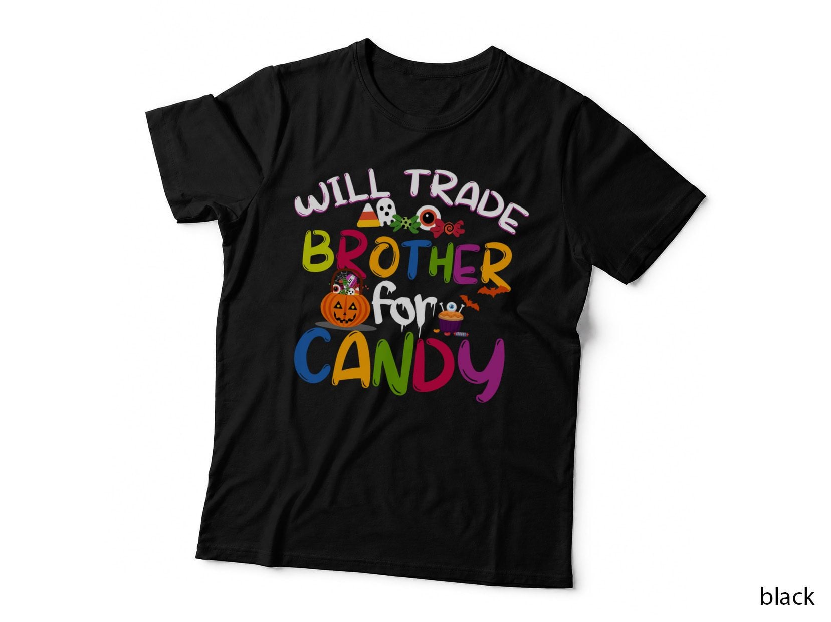 Halloween Candy Trade T-Shirt, Trick or Treat, Costume Party Wear