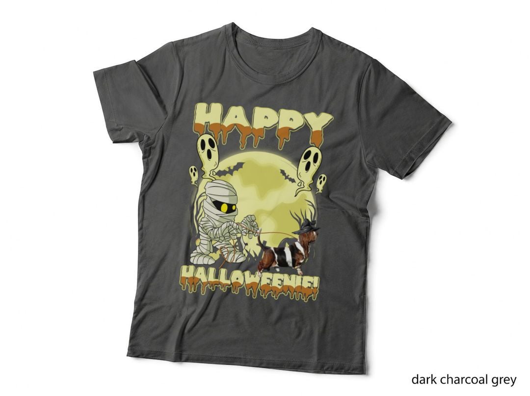 Halloween Mummy Basset Hound T-Shirt, Spooky Pet Costume, Pet Lover Apparel