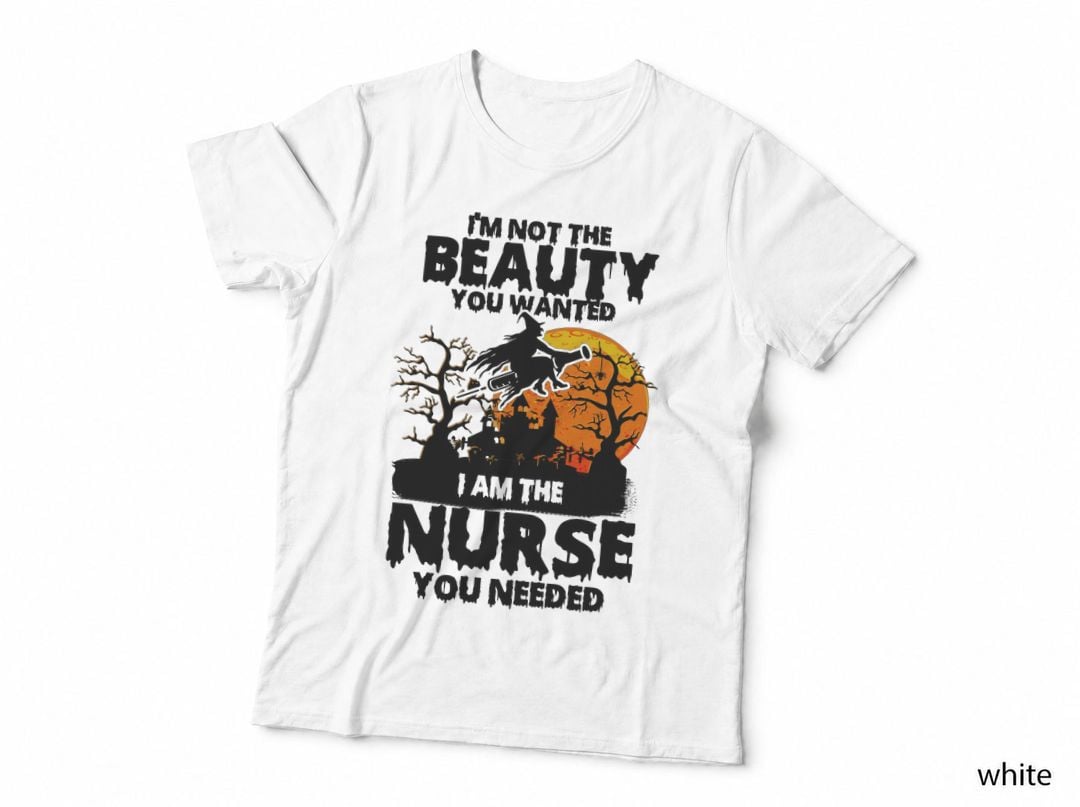 Halloween Nurse T-Shirt, Spooky Horror Theme, Halloween Costume Apparel