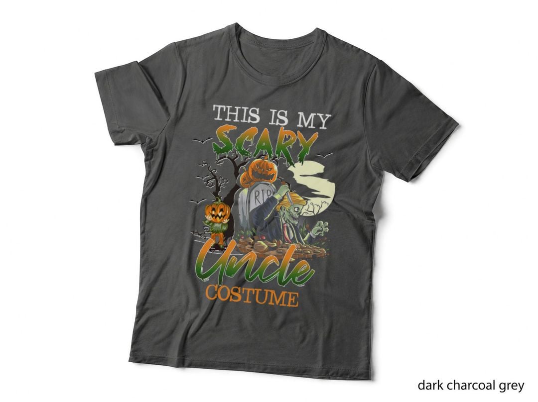 Halloween Pumpkin Uncle T-Shirt, Spooky Halloween Design