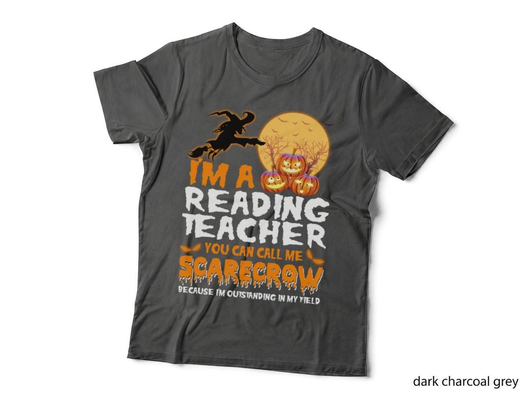 Halloween Scarecrow T-Shirt, Halloween Costume, Spooky Pumpkin Print