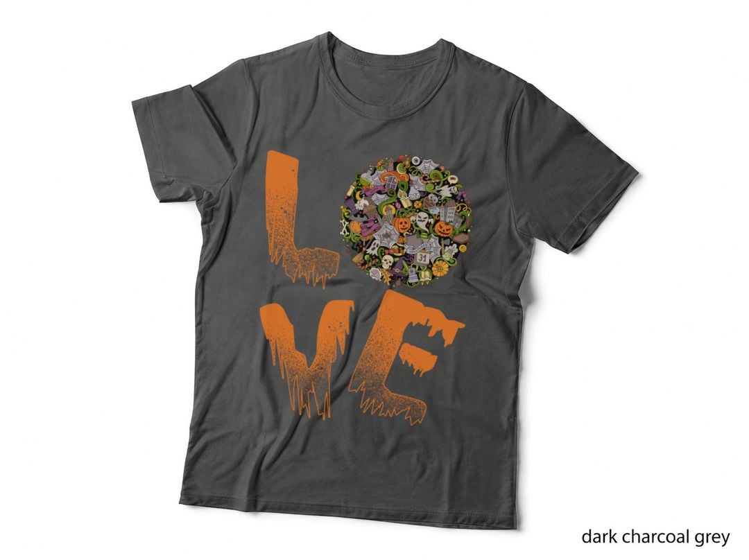 Halloween Spooky Icons T-Shirt, Halloween Design, Halloween Apparel