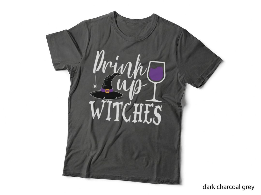 Halloween Witch Hat T-Shirt, Spooky Witch Costume Print, Witchcraft Apparel